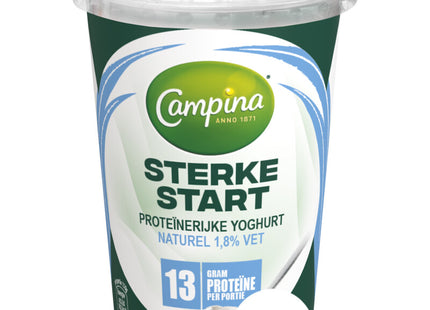 Campina Strong start natural yoghurt