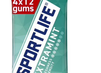 Sportlife Extramint sugar free gums 4-pack