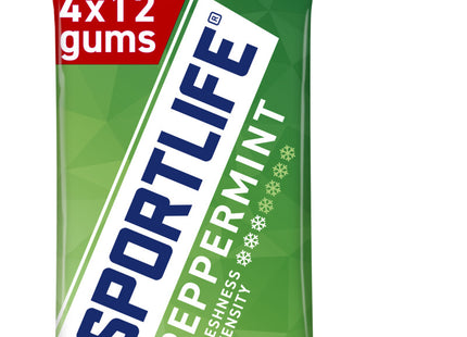 Sportlife Peppermint sugar free gums 4-pack