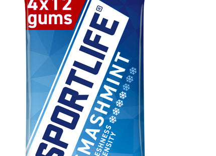 Sportlife Smashmint sugar free gums 4-pack
