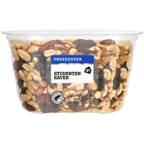 Studentenhaver ongezouten