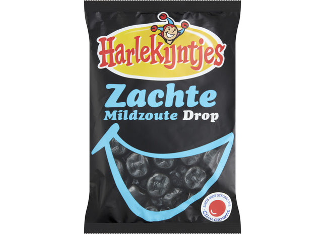 Harlekijntjes Zachte mildzoute drop