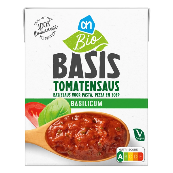 Biologische Basistomatensauce Basilikum