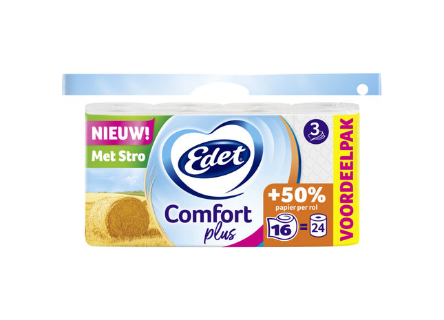 Edet Comfort plus toiletpapier stro voordeel  Dutchshopper