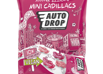 Autodrop Mini cadillacs vegan uitdeelzakjes