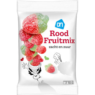 Rood fruitmix zacht en zuur