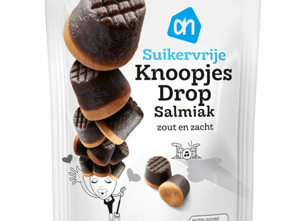 Salmiak knoopjesdrop suikervrij