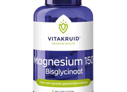 Vitakruid Magnesium 150 bisglycinaat tabletten