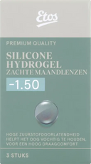 Etos Silicone zachte maandlenzen -1.50