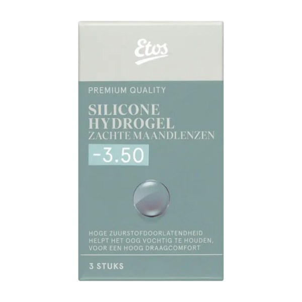 Etos Silicone zachte maandlenzen -3.50