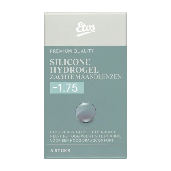 Etos Silicone zachte maandlenzen -1.75