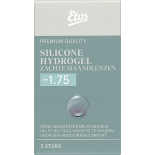 Etos Silicone zachte maandlenzen -1.75