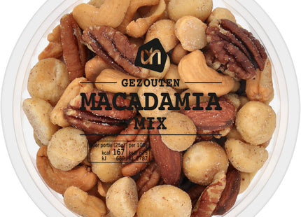 Salted macadamia mix