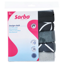 Sorbo Mikrofasertuch schwarz grau