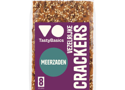 TastyBasics Fiber-rich multi-seed crackers