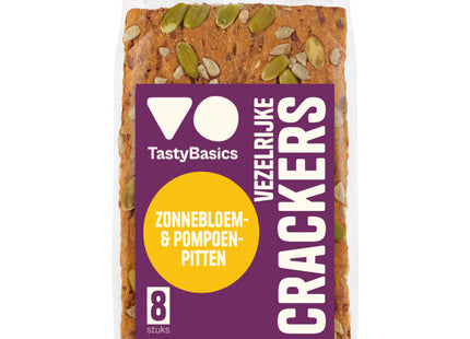 TastyBasics Crackers Zonnebloem- en Pompoenpitten