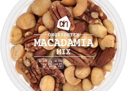 Unsalted macadamia mix