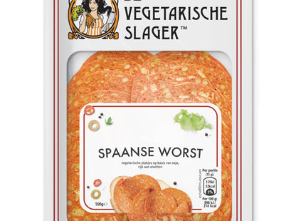 Vegetarische Slager Spaanse worst