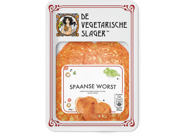 Vegetarische Slager Spaanse worst
