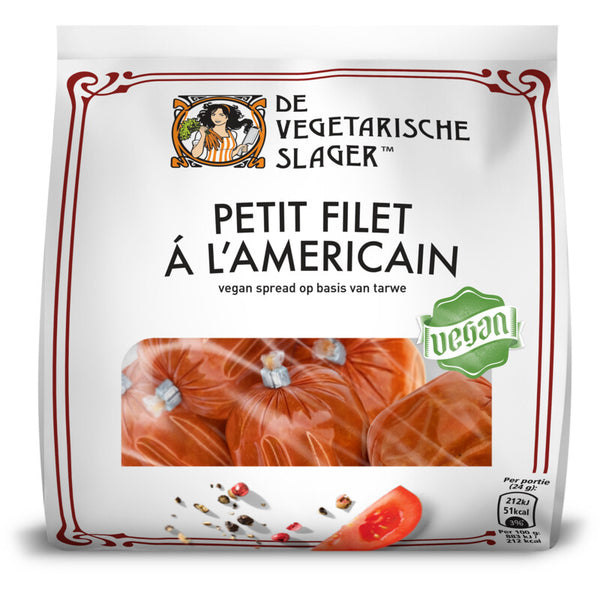Vegetarische Slager Vegan petit filet americain