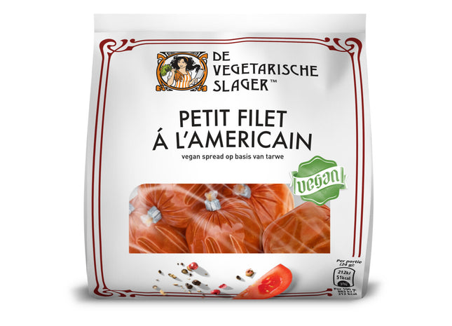 Vegetarische Slager Vegan petit filet americain