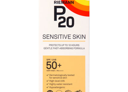 P20 Sensitive spf50+