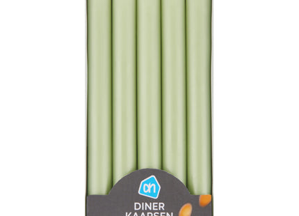 Dinerkaarsen groen 8 branduren