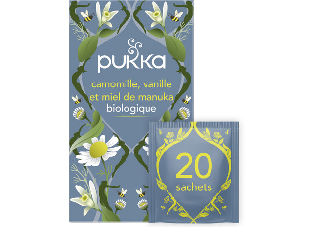Pukka Kamille-Vanille-Manuka-Honig