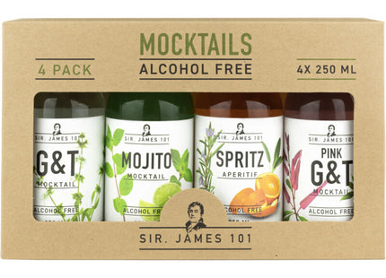 Sir. James 101 Mocktails alcohol free 4-pack