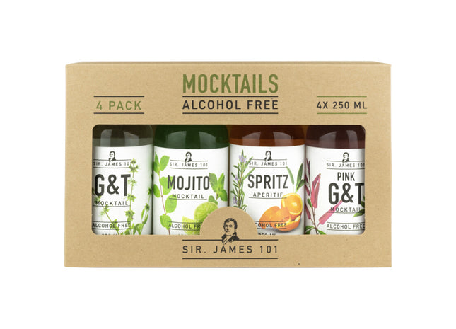 Sir. James 101 Mocktails alcohol free 4-pack