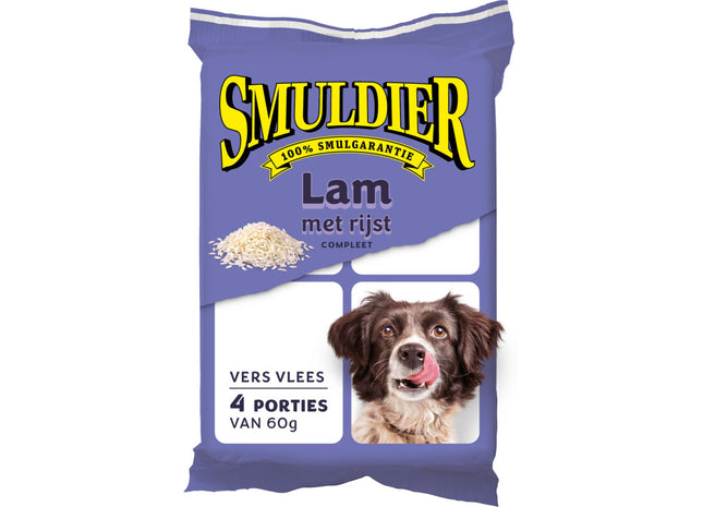 Smuldier Lam met rijst