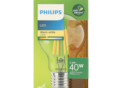 Philips Led fil standaard E27 40W helder