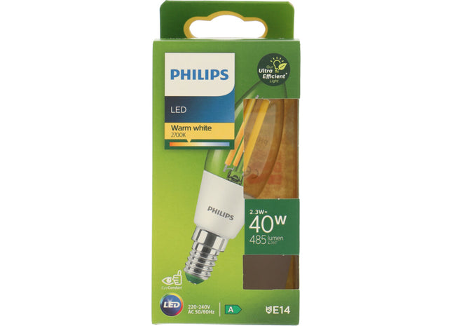 Philips Led fil kaars E14 40W helder