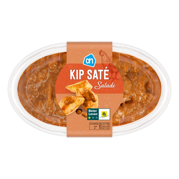 Kip saté salade