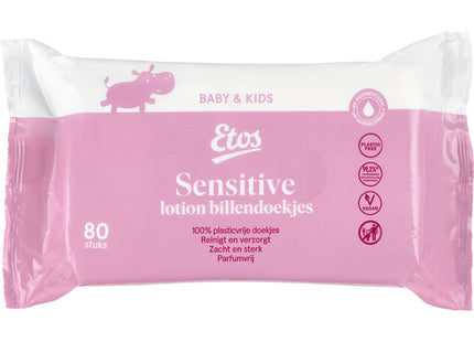 Etos Baby lotion doekjes sensitive