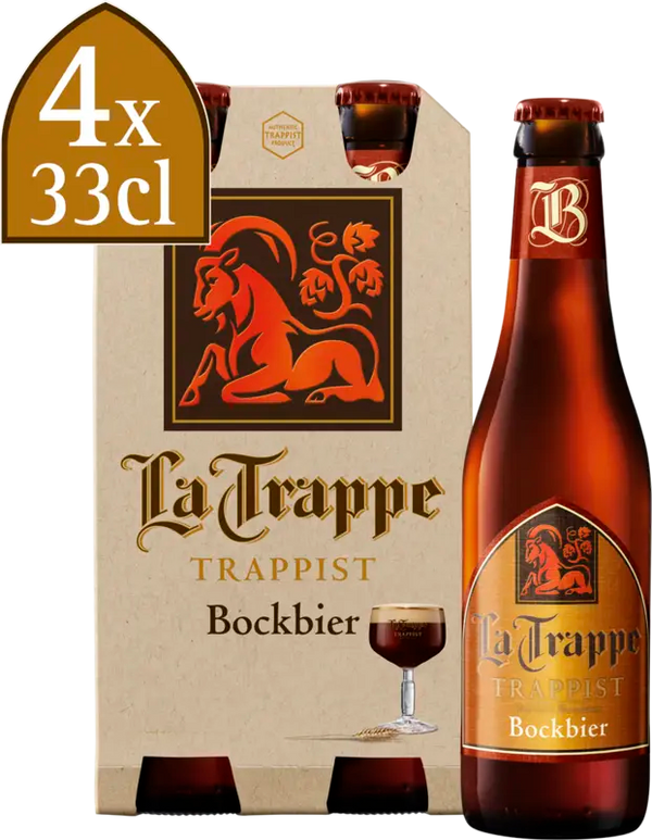 La Trappe Trappist Bock Beer 4-pack