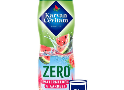 Karvan Cévitam Zero watermeloen & aardbei siroop