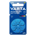 Varta hearing aid batteries 675