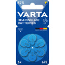 Varta hearing aid batteries 675