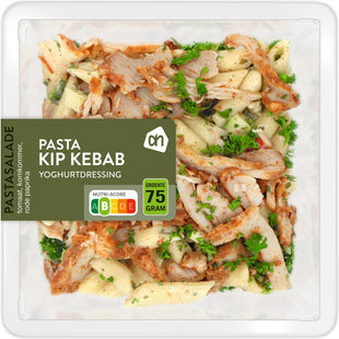 Pastasalade kip kebab