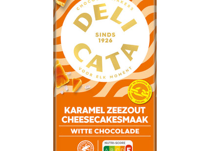 Delicata Bar caramel sea salt cheesecake flavor