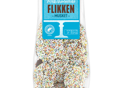 Melkchocolade flikken musket