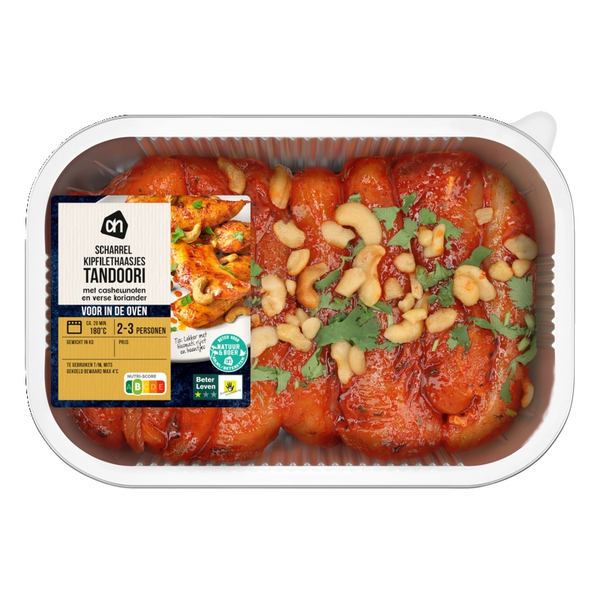 Voor in de oven kipfilethaasjes tandoori