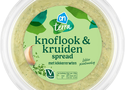 Terra Plantaardige knoflook & kruiden spread