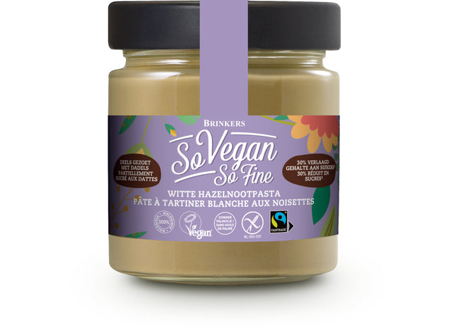 So Vegan So Fine Witte hazelnootpasta