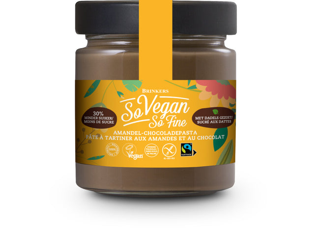 So Vegan So Fine Amandel chocoladepasta