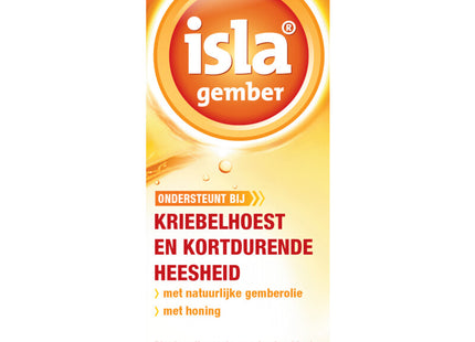 Isla Gember zuigtablet tegen kriebelhoest
