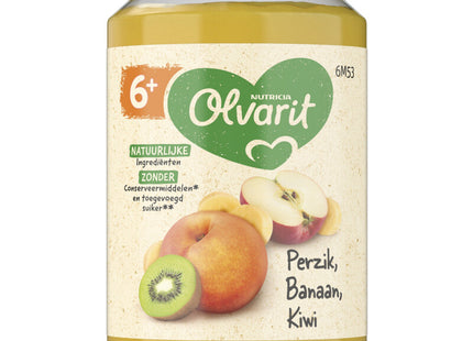 Olvarit 6+ months peach banana kiwi