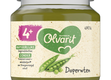 Olvarit 4+ months of peas