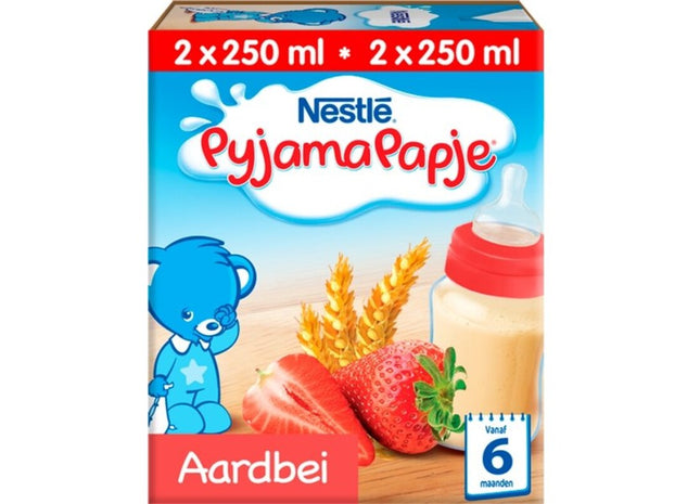 Nestlé Pyjamapapje aardbei 6m+